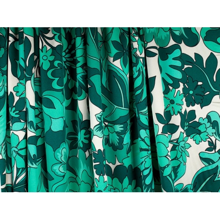 Seda assinada - Floreale - no estilo Etro - cores