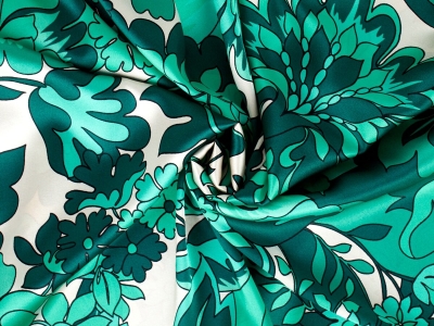 Seta firmata - Floreale - in stile Etro - colori