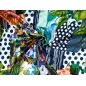 Viskosatrikå - Punti e fiori - i Dolce&Gabbana-stil - färger