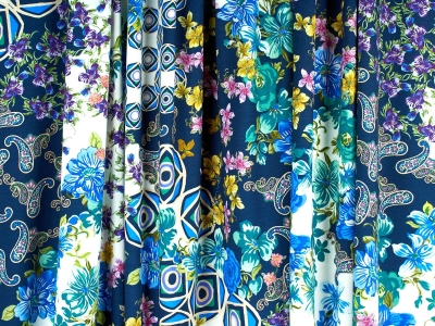 Maglina in viscosa - Patchwork floreale