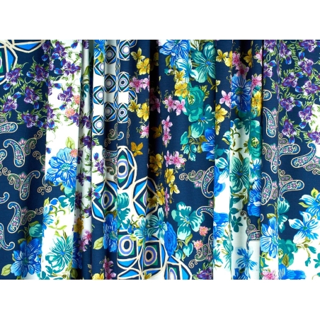 Viscose knit - Floral Patchwork