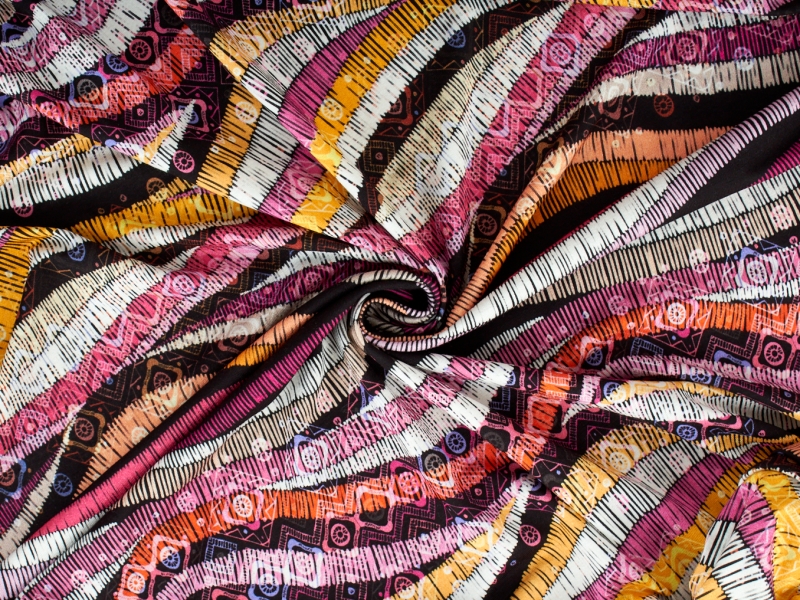 Dzianina wiskozowa - Letni boho vibe - kolory
