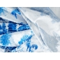 Satäng jacquard för klänning - Blu romance