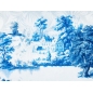 Satäng jacquard för klänning - Blu romance