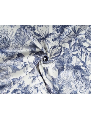 Viskoza Raso Foxy - Kék Dália