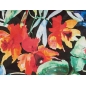 Batists ar zīdu - Flora tropicale - krāsas