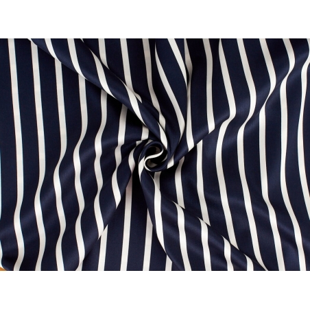 Viscose Raso Foxy - Rayures élégantes - couleurs