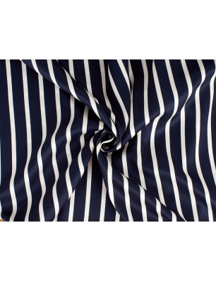 Tessuto Viscosa Raso Foxy - Strisce eleganti - colori