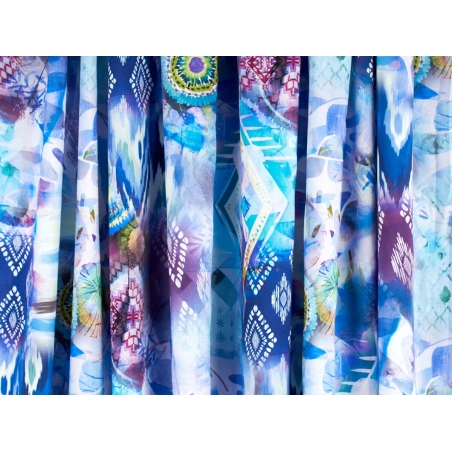 Viscosa opaca - Blu indiano