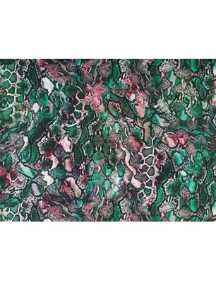 Satäng Lycra - Ormskinn - i Cavalli-stil
