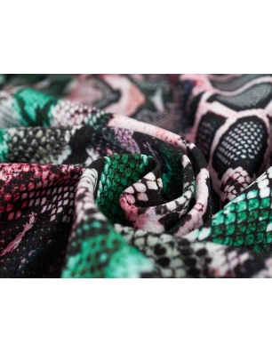 Satinēta Lycra auduma - Čūsku āda - Cavalli stilā
