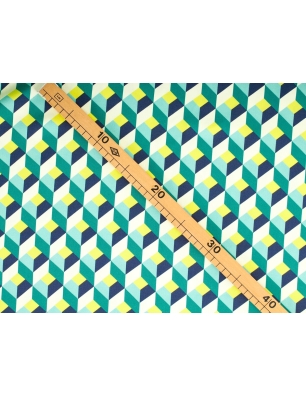 Viscose twill fabric - Retro illusion