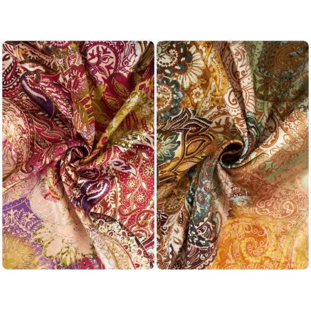 Tissu Viscose Raso Foxy - Princesse du Désert - couleurs