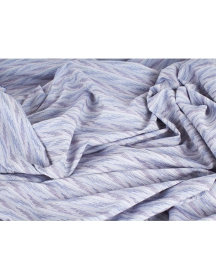 Tessuto di cotone per camicie - trama jacquard - in stile Missoni