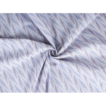 Tessuto di cotone per camicie - trama jacquard - in stile Missoni