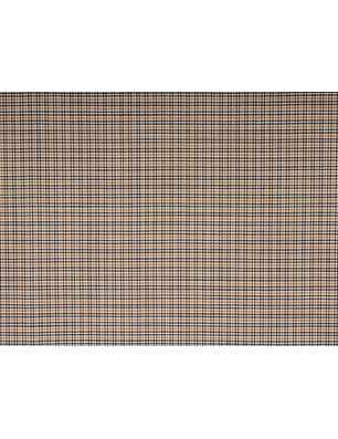Fabric Suit Wool - houndstooth weave - Miele a nero