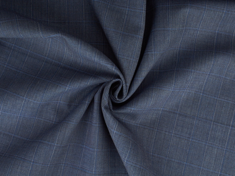 Uld fra Loro Piana - Glencheck vævning
