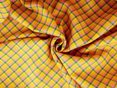 Fabric Wool Suiting - Lemon Bomb - in Balenciaga style