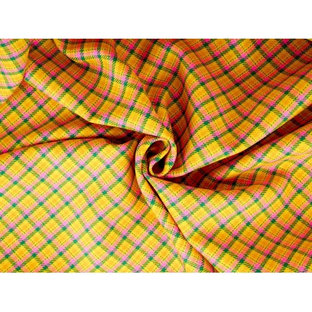 Tessuto Lana Costumistica - Bomba al limone - in stile Versace