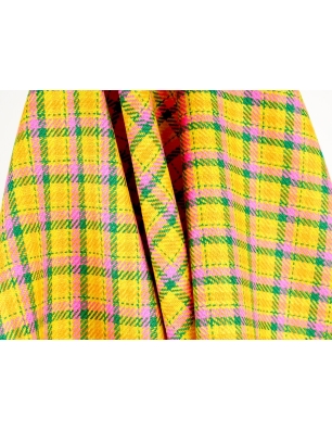 Tecido Lã de Vestuário - Bomba de Limão - no estilo Balenciaga