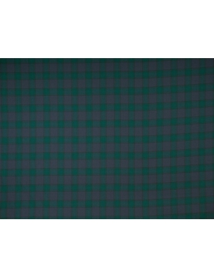 Fabric Suiting Wool - Twill weave - Ralph Lauren style checkered pattern