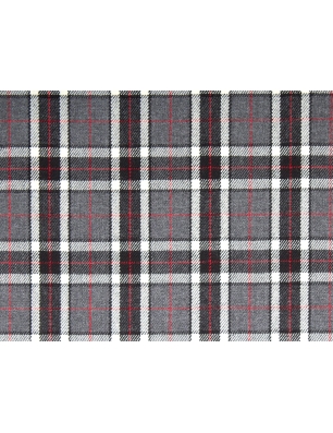 Wollkostümstoff - Twill-Webart - Tartan im Dior-Stil