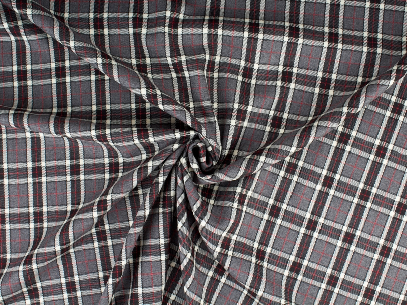 Uldkostume - twill væv - tartan i Dior stil