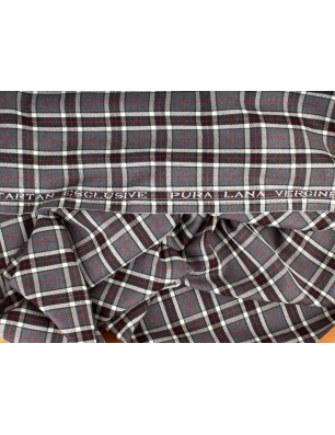 Uldkostume - twill væv - tartan i Dior stil