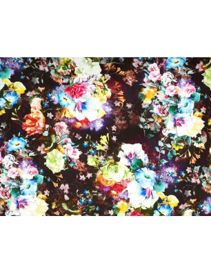 Matta viskoosikangas - Flower Bomb