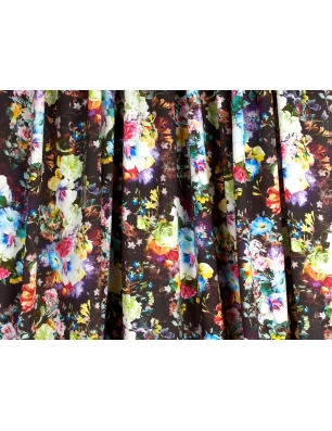 Stoff Viskose matt - Flower Bomb