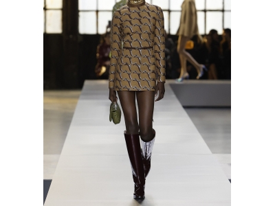 Jacquard assinado - Uccelli - no estilo Gucci