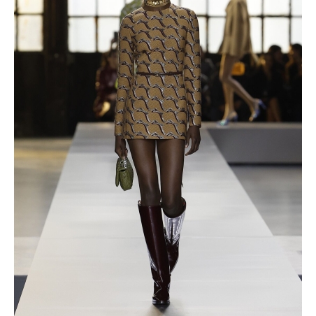 Jacquard signiert - Uccelli - im Gucci-Stil