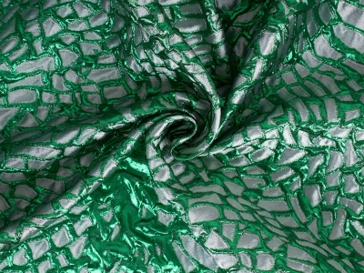 Strukturell jacquard - Krossat glas - färger