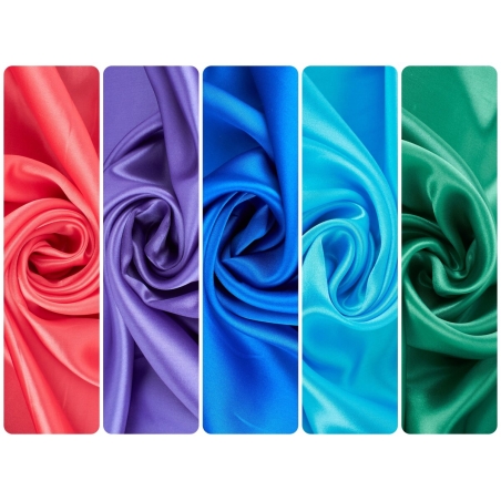 Seta Liscia - Satin - 4 Colori