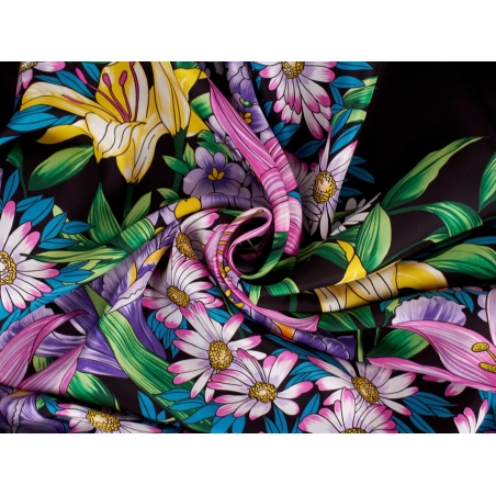 Seidenstoffe signiert - Bouquet - im Stil von Dolce & Gabbana - Rapport