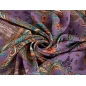 Silk signed - Ethno lilac