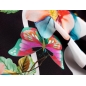 Silk signed - Farfalle on shawl - report - colors