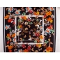 Silk signed - Farfalle on shawl - report - colors