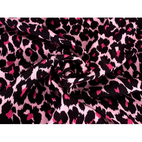 Tkanina jedwabna - Pink panter