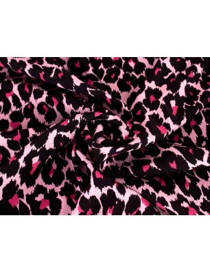 Tkanina jedwabna - Pink panter