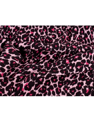 Tkanina jedwabna - Pink panter