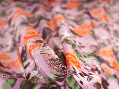 Silk signed - Light Flowers