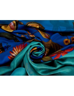 Jedwab sygnowany - Les nénuphars - raport