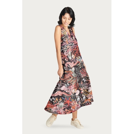 Soie signée - De La Mer - dans le style de Dior.