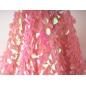 Paillettes Quadri avec effet sirène - rose corail