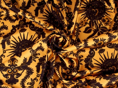 Tessuto Satin per abito - Sunshine - in stile Dior