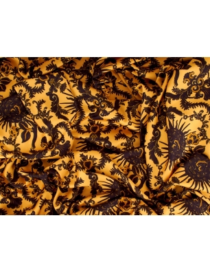 Tessuto Satin per abito - Sunshine - in stile Dior