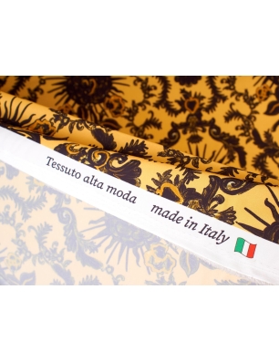 Stoff Satin für das Kleid - Sunshine - im Dior-Stil