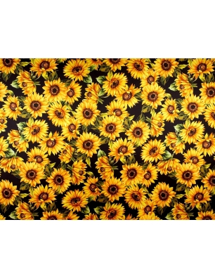 Tkanina jedwabna - Girasoli - w stylu Dolce&Gabbana - kolory