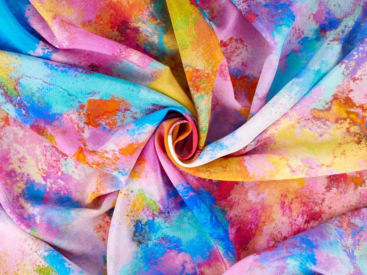 Tkanina jedwabna - Holi festival di colori